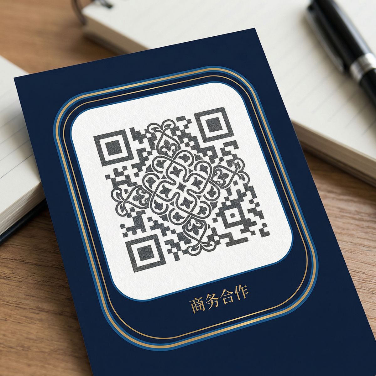 抖音风商务二维码